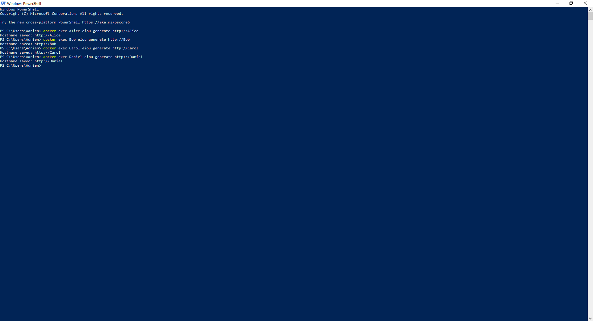 Tutorials config generate multiple containers example HTTP