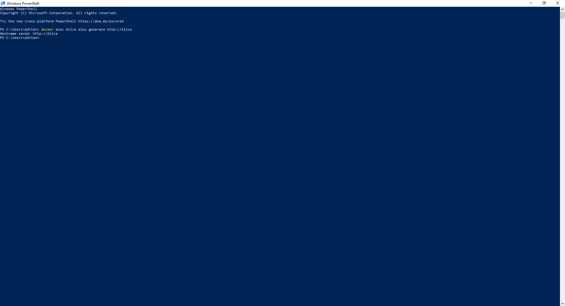 Tutorials config generate single container example HTTP