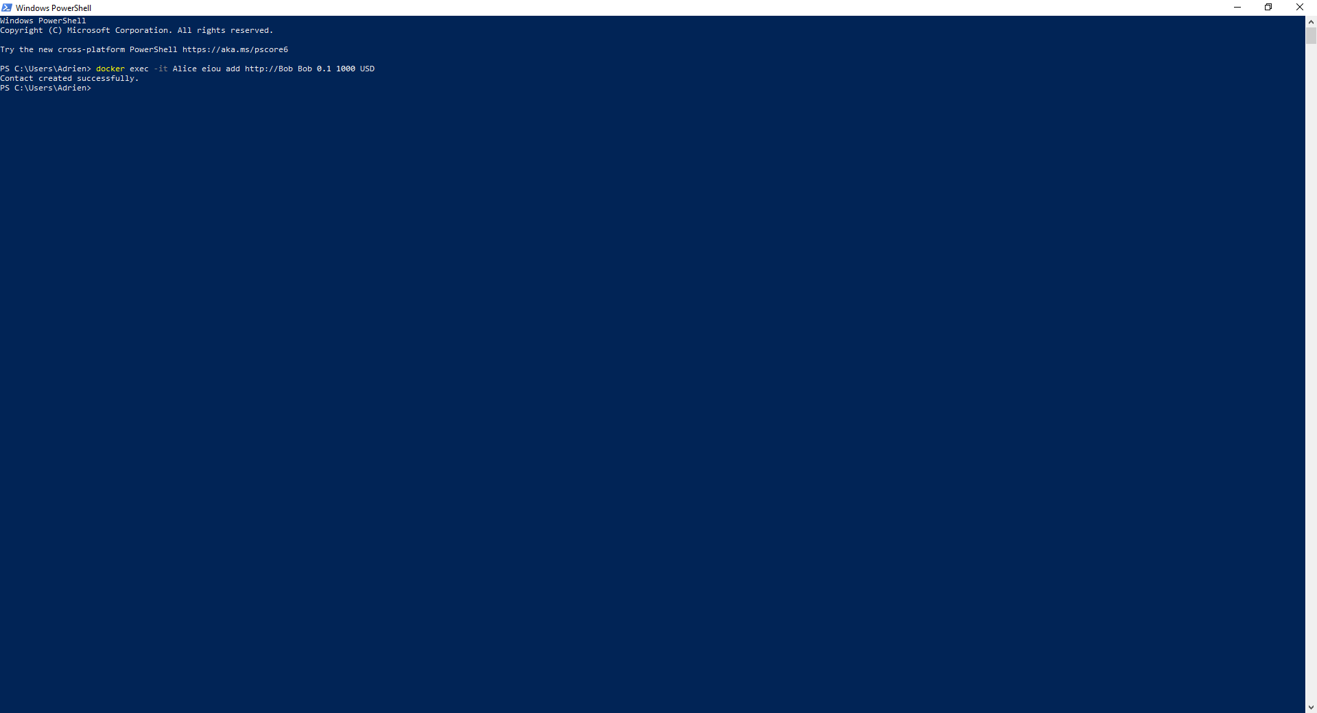 Tutorials contacts add contact example