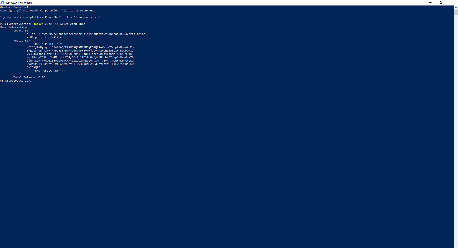 Tutorials contacts my info info example